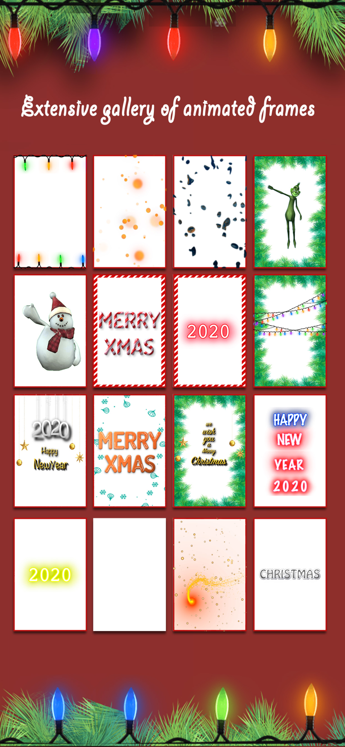 Christmas App Animated Frames