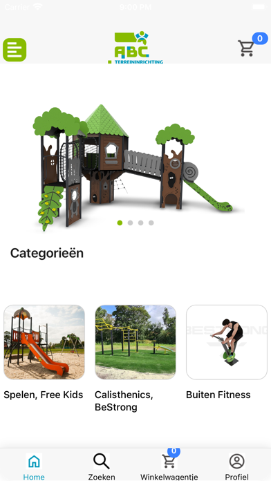 ABC Terreininrichting Screenshot