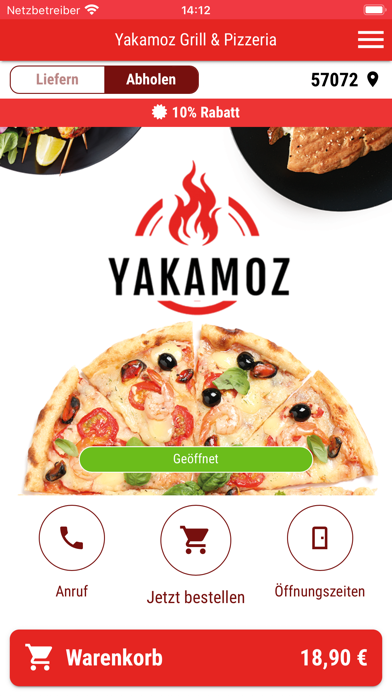 Yakamoz Grill & Pizzeria Screenshot