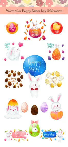 Game screenshot Watercolor Easter Day Stickers mod apk