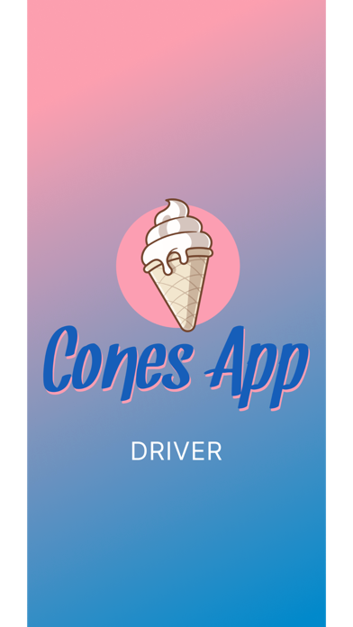 Cones App Driver Screenshot