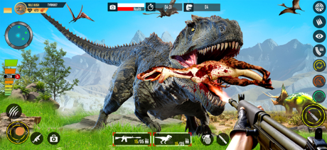 Real Dino Hunting Zoo Games 3D screenshot 1