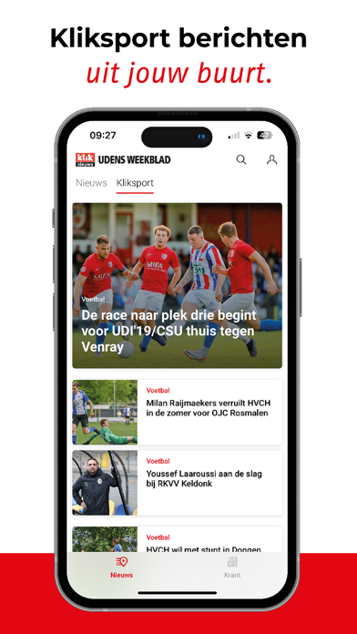 Kliknieuws: Udens Weekblad Screenshot