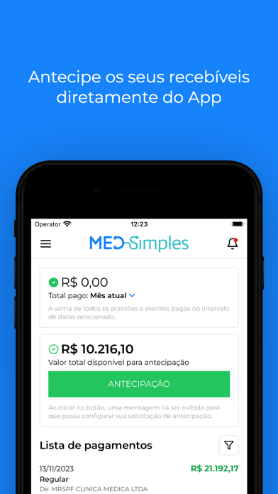MedSimples Plantões Screenshot