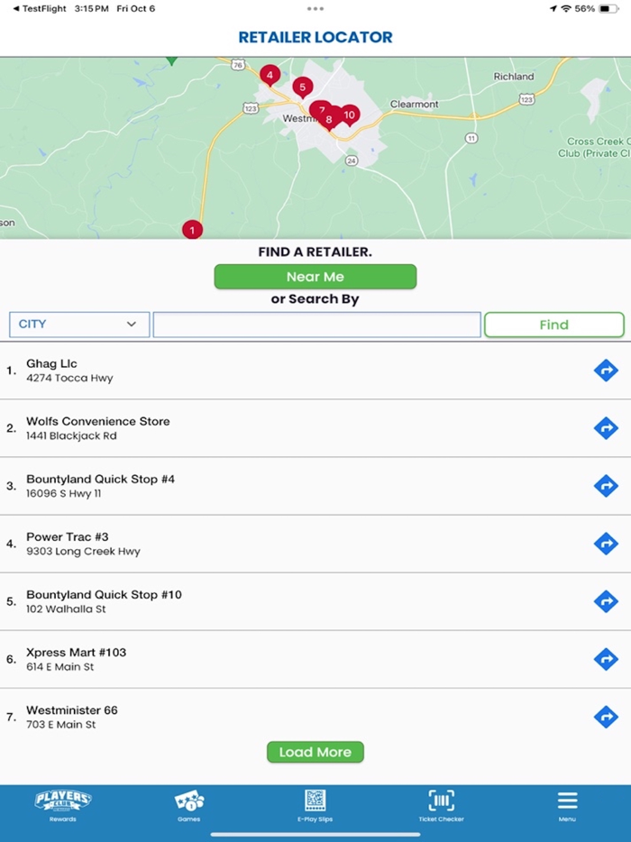 SCEL Players’ Club Rewards