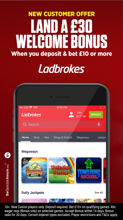 Ladbrokes™ Casino Games Slots