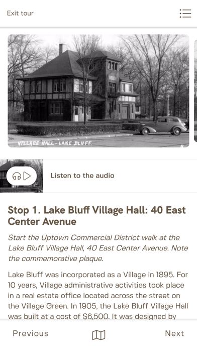 Lake Bluff Walking Tours Screenshot