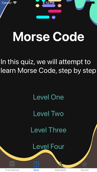 Screenshot #1 pour MorseCodeMastery