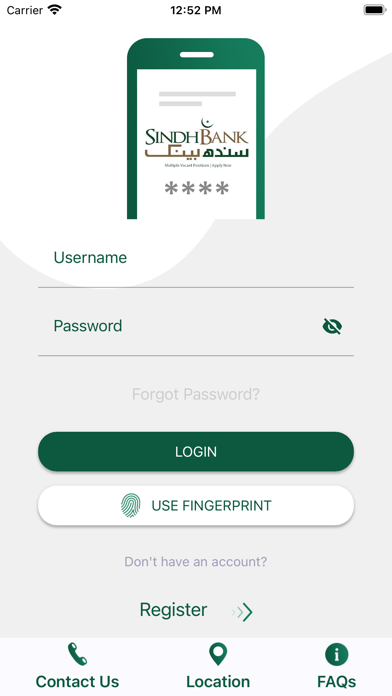 SindhBank Screenshot