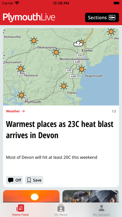 Plymouth Live Screenshot