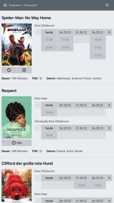 Ottobrunner & Haarer Kinos Screenshot