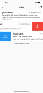 One Times Email screenshot #2 for iPhone