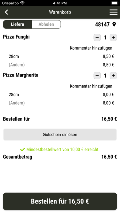 Pasta Masta Münster Screenshot