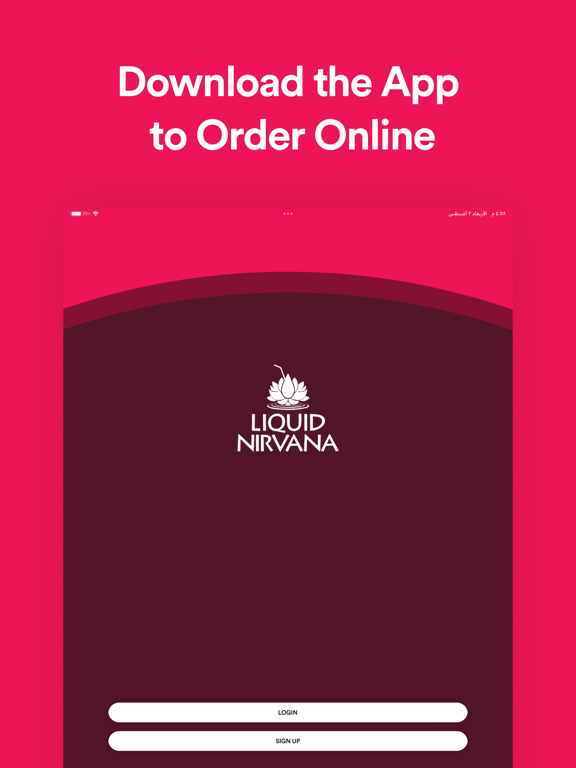 Liquid Nirvana iPad screenshot 1 - Food & Drink app