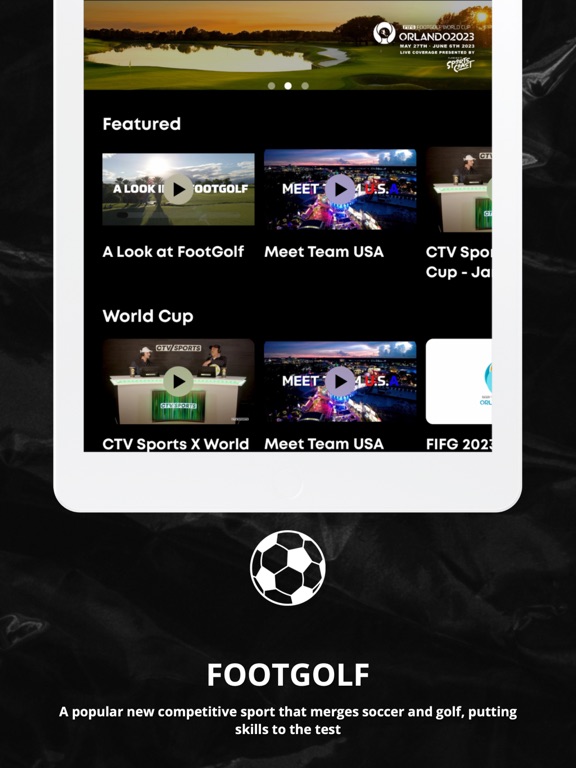 CTV Sports iPad screenshot 4 - Entertainment app