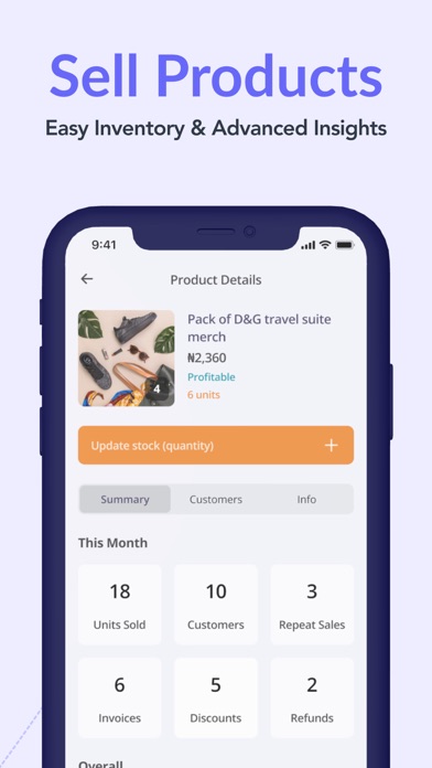 Noja - Sales & Customers Screenshot