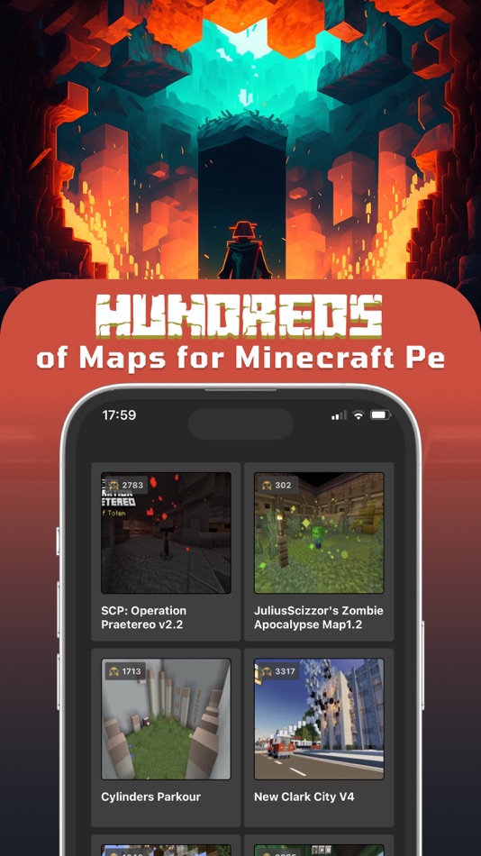 #2. Mine Maps - Worlds for MCPE (iOS) 由: Victor Cristea
