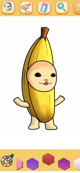 Game screenshot Banana Cat Coloring Book hack
