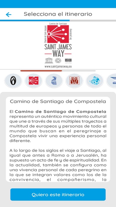 Itinerarios Culturales España Screenshot
