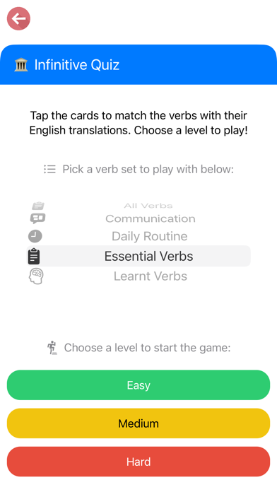 Welsh Verb Blitz Screenshot