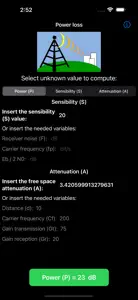 Radio Frequency Power Loss screenshot #2 for iPhone