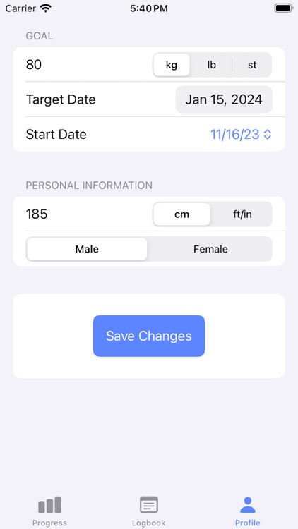 WeightWise Weight Tracking