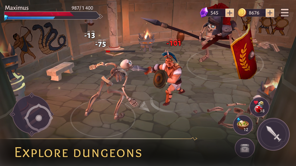 #6. Gladiator Survival ・ Roman RPG (iOS) By: Colossi Games Ltd