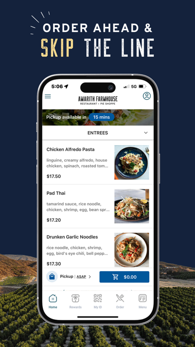 Amarith Restaurant + Pieshoppe Screenshot