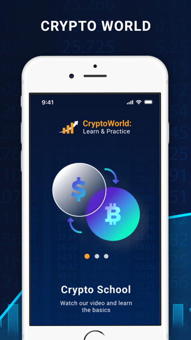 CryptoWorld: Learn & Practice Screenshot