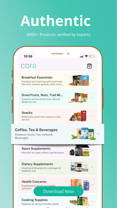 Cora Health - Shop Healthy Screenshot