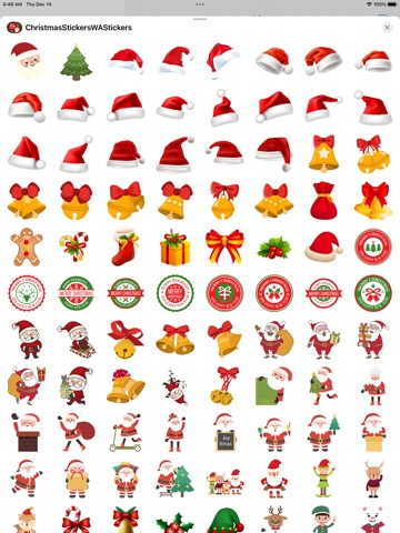 Christmas Stickers -WA Messageのおすすめ画像6