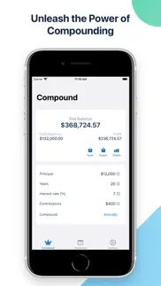 icompound - financial freedom iphone screenshot 1