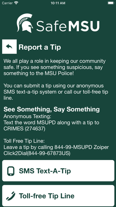 SafeMSU Screenshot