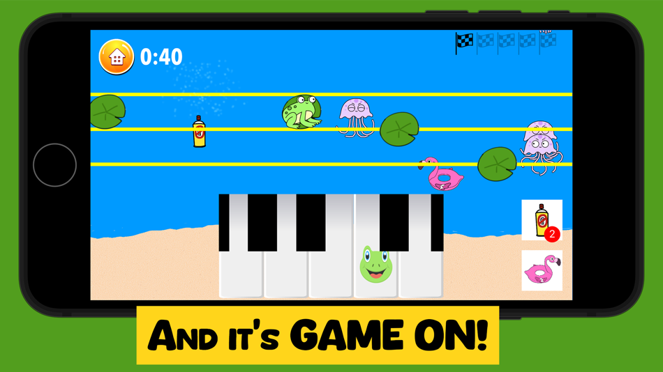 #6. Hop To It! A Piano Adventure (iOS) بواسطة: Luke Bartolomeo