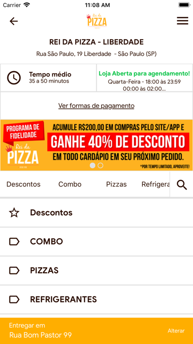 Rei da Pizza - Liberdade Screenshot