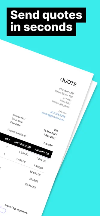 Freebie Estimate Maker App: Screenshot 3 von 7