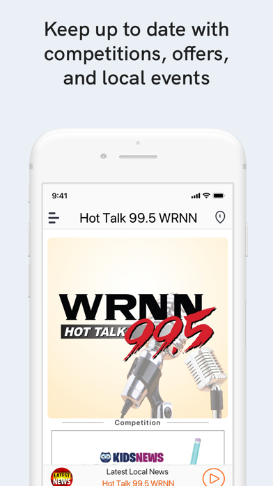 Hot Talk 99.5 WRNN Screenshot