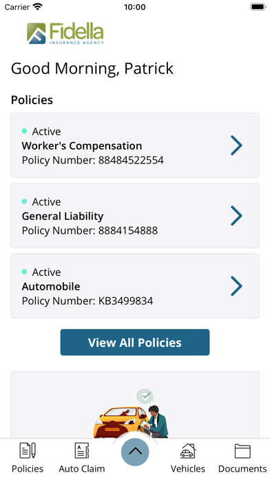 Fidella Insurance 365 Screenshot