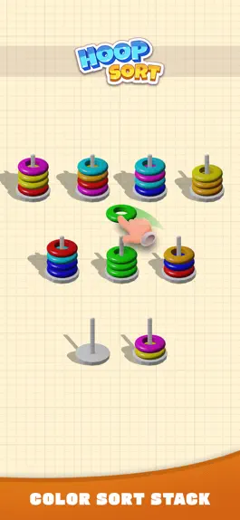 Game screenshot Hoop Sort Puzzle - Color Ring mod apk