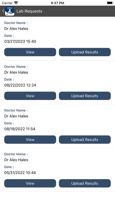 Total Direct Care Patient Screenshot