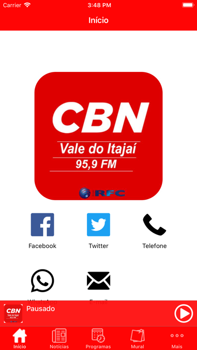 CBN Vale do Itajaí Screenshot