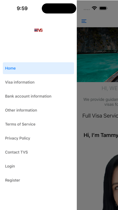 TVS-Thailand Visa Services Screenshot