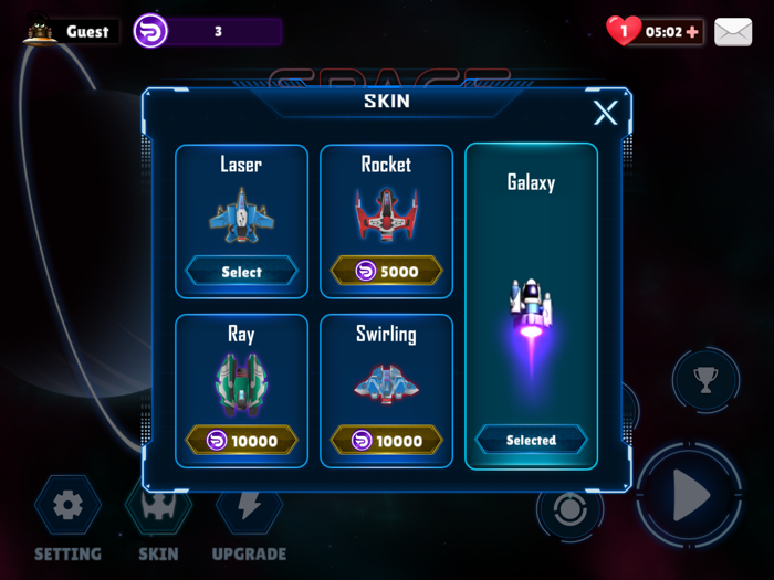 Space Shooter - Pipeflare