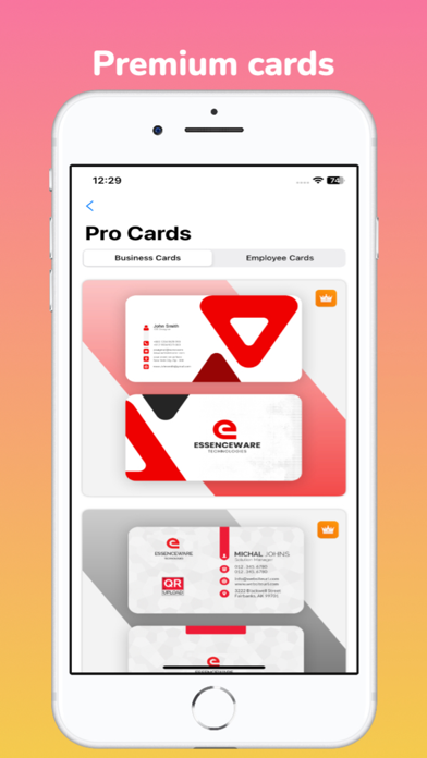 Screenshot #2 pour Employee ID Card Maker