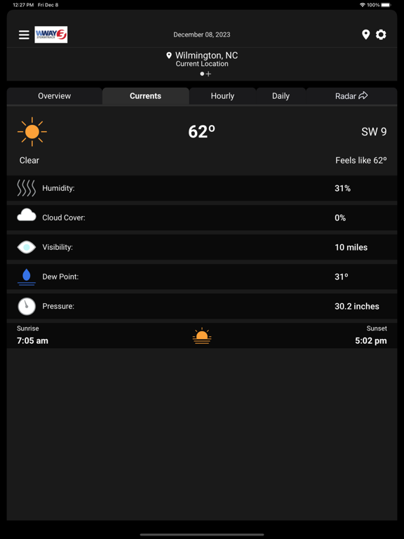 Screenshot #6 pour WWAY TV3 StormTrack 3 Weather