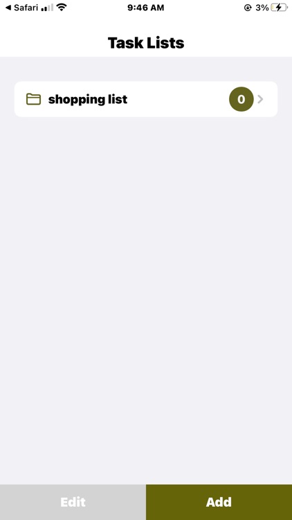 Todo List Data