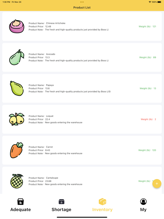 Screenshot #4 pour FruitInventory-Management Tool