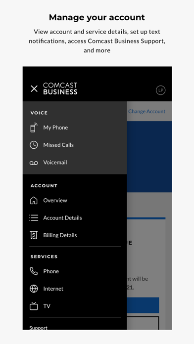 Comcast Business Screenshot