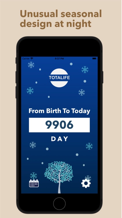 Days since birth - TOTALIFE