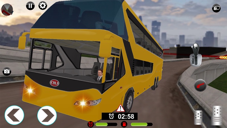 Smart Bus Driver Beaming Route